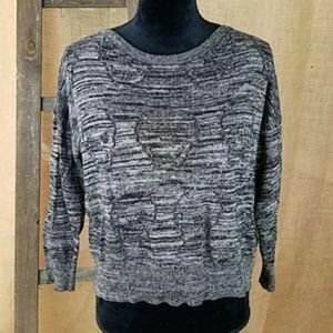 Brandy Melville women wool pullover long sleeve Gray Gorpcore